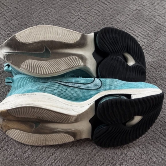Nike Air Zoom Alphafly Next% Sneakers - Hyper Turquoise - Size 12 - Picture 3 of 6